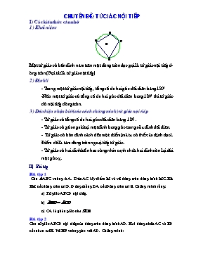 Ôn vào lớp 10 môn Toán Hình